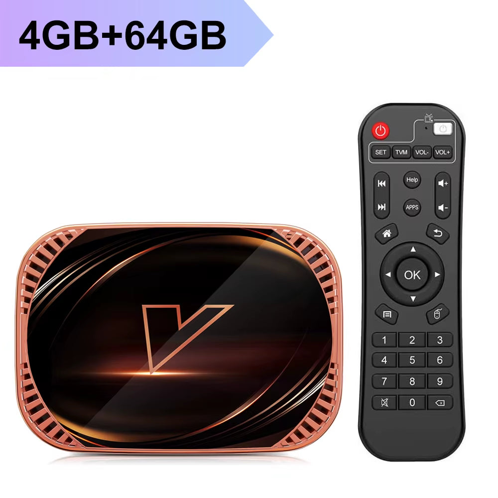X4 Amlogic S905X4 Smart TV Box Android 11 4GB 128G 32GB 64GB Wifi BT AV1 Media Player TVBOX 4K 1000M Set Top Box