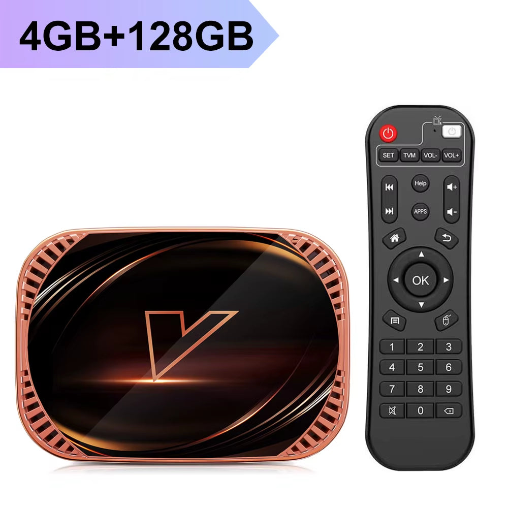 X4 Amlogic S905X4 Smart TV Box Android 11 4GB 128G 32GB 64GB Wifi BT AV1 Media Player TVBOX 4K 1000M Set Top Box