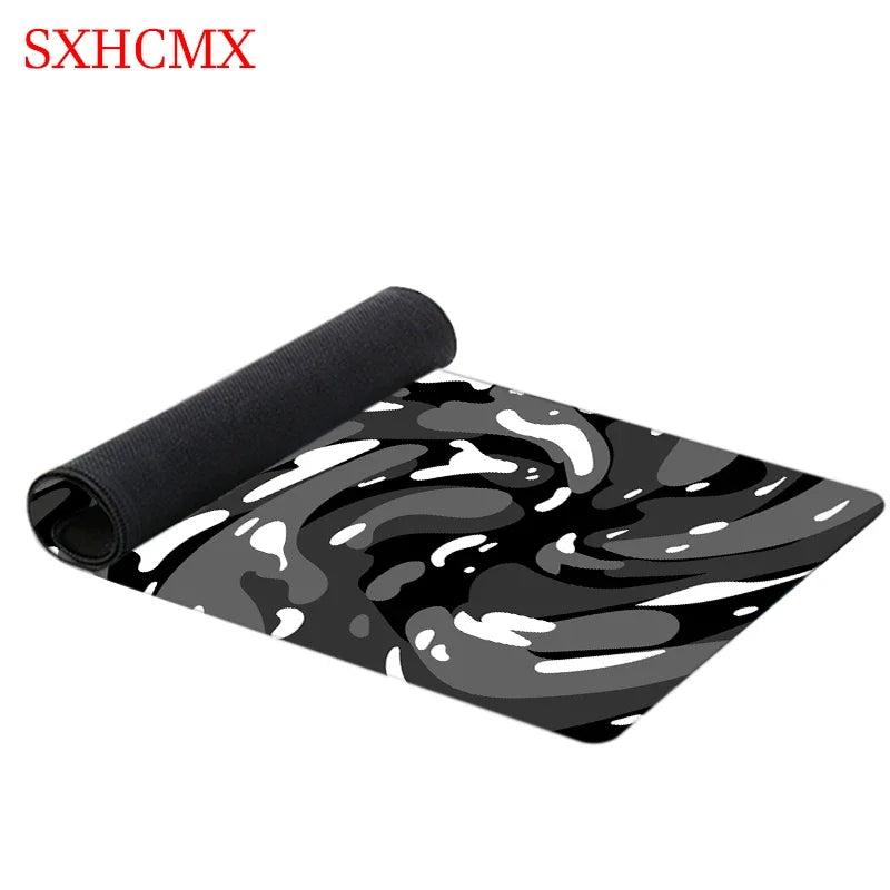 Strata Liquid Art Mouse Pad Computer Laptop Anime Keyboard Mouse Mat Xxl Large Mousepad Keyboards Gamers Decoracion Desk Mat