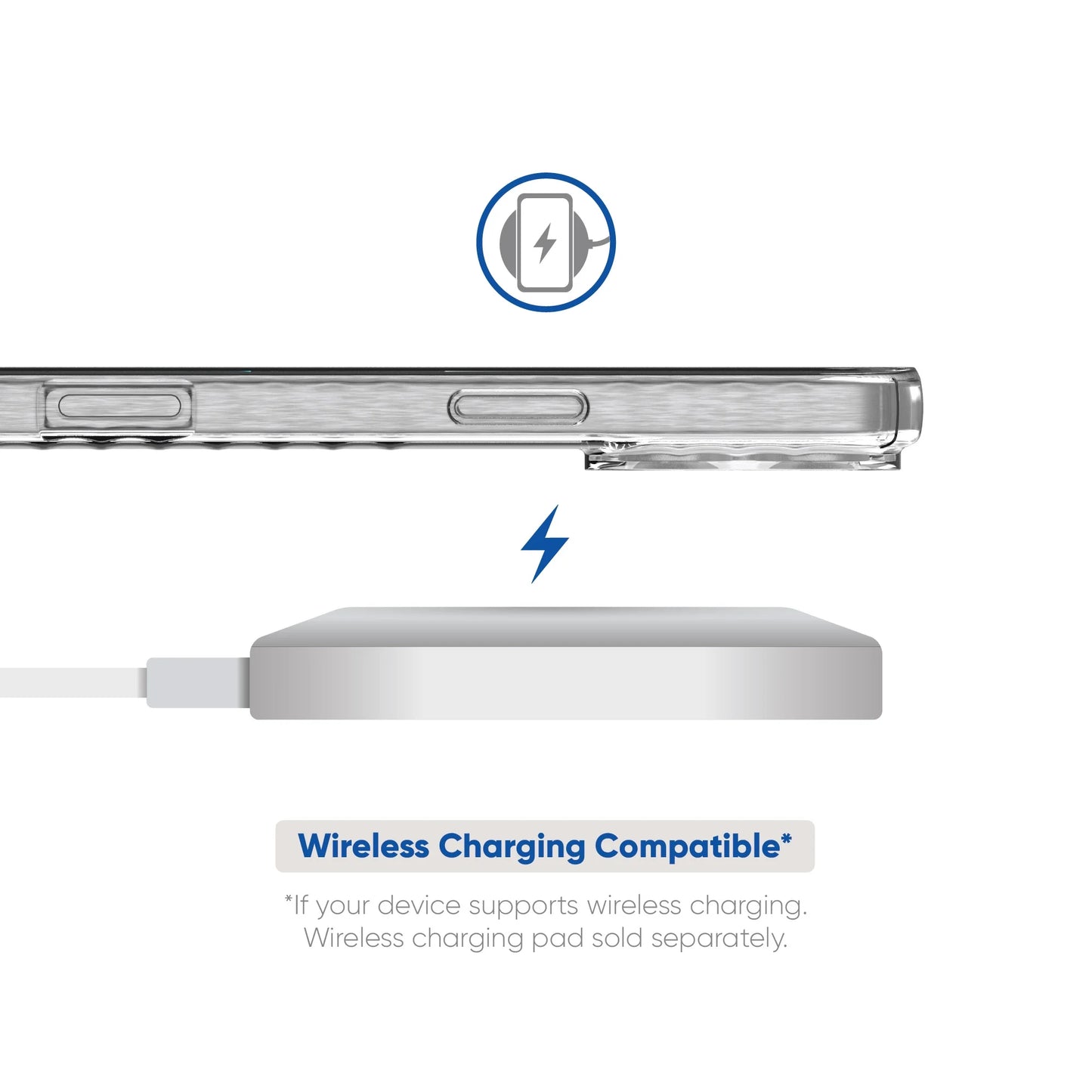 . Protective Gel Phone Case for Iphone 16 Pro Max - Clear