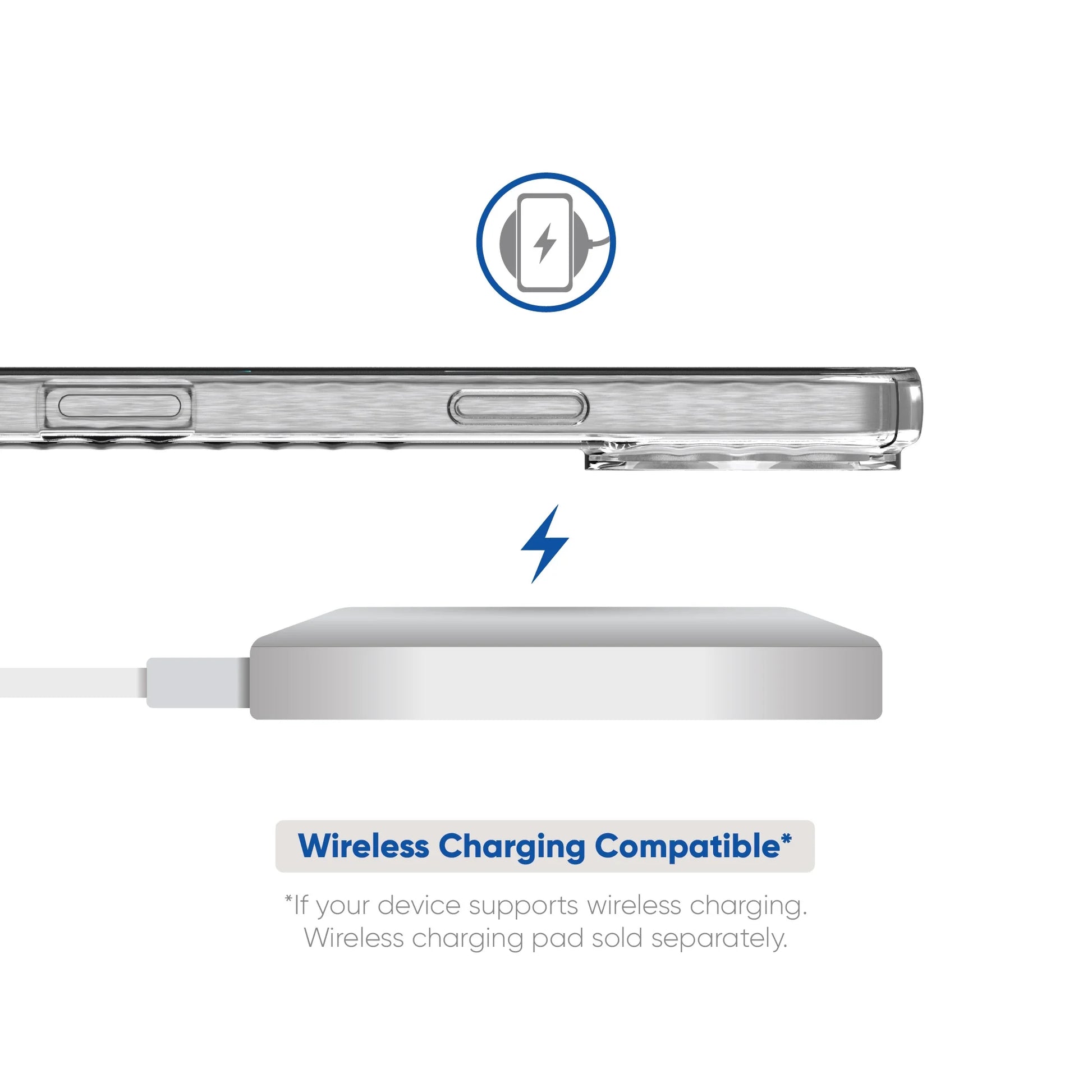 . Protective Gel Phone Case for Iphone 16 Pro Max - Clear