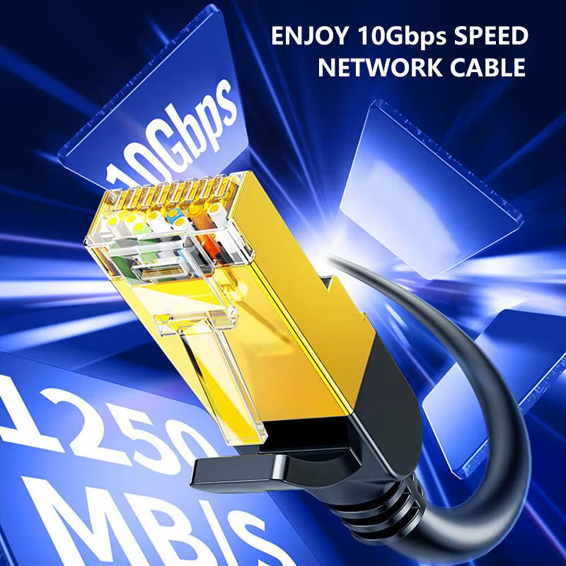 Network CAT7 Ethernet Cable 10Gb RJ45 Lan Network Cable Networking Ethernet Patch Cord CAT 7 Cable for Computer Router
